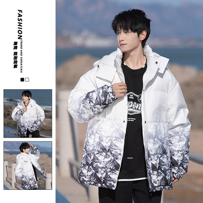 官方高端正品白鸭绒羽绒新款连帽