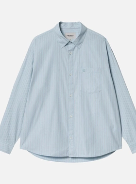 《M》CARHARTT WIP 25SS新款条纹长袖衬衫男女同款