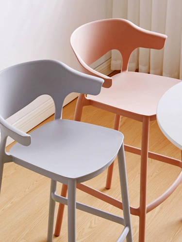 Кока -зашивая всю пластиковую сеть красного северного простых современных барных кресел стул Высокий стул лучше лесного вина лучше