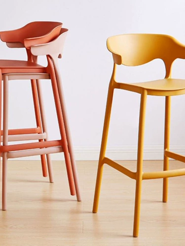 Кока -зашивая всю пластиковую сеть красного северного простых современных барных кресел стул Высокий стул лучше лесного вина лучше