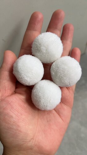 手工diy毛球配件3cm