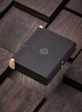 LETII紫光檀木20支实木香烟盒子 便携男士女士细烟盒高档商务礼品