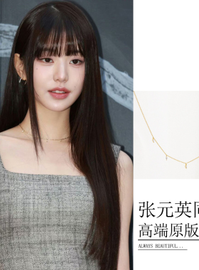 张元英同款项链高级感锁骨链