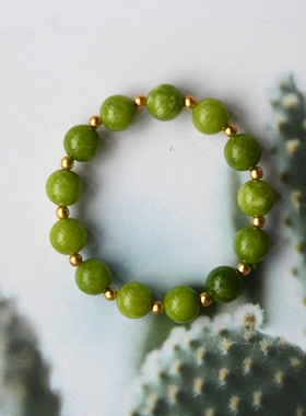 橄榄石小金珠手串森系