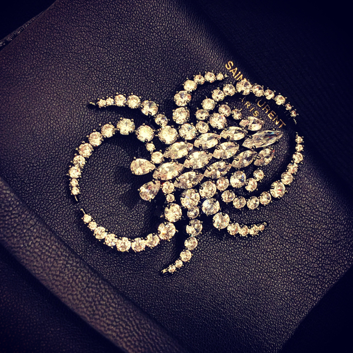 Broche femme en Zircon diamant - Ref 1177261 Image 5