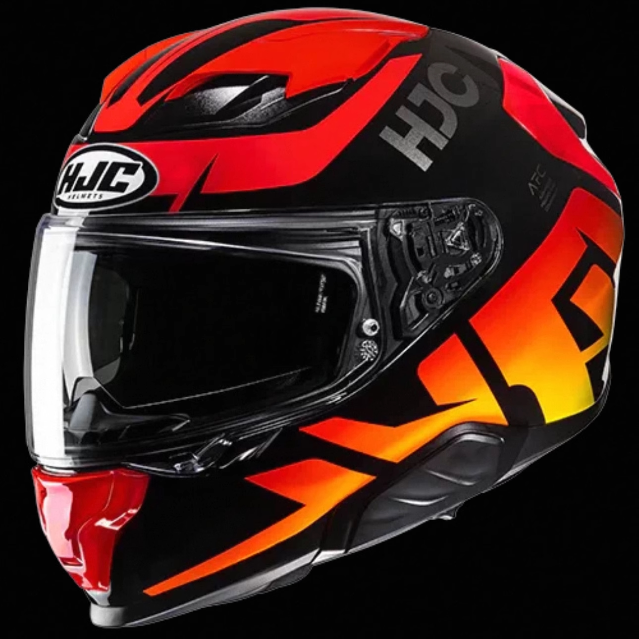 HJC原装进口F71玻璃纤维全盔跑车赛摩托车男女成人四季头盔双镜片