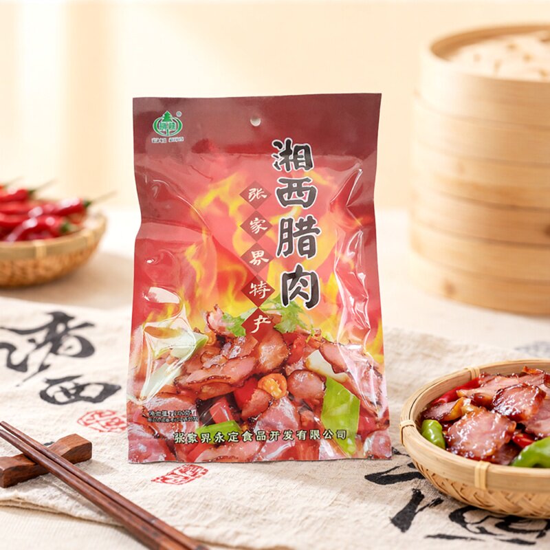 湖南张家界特产枞林湘西腊肉100g旅游零食小吃腊味即食香辣土猪肉
