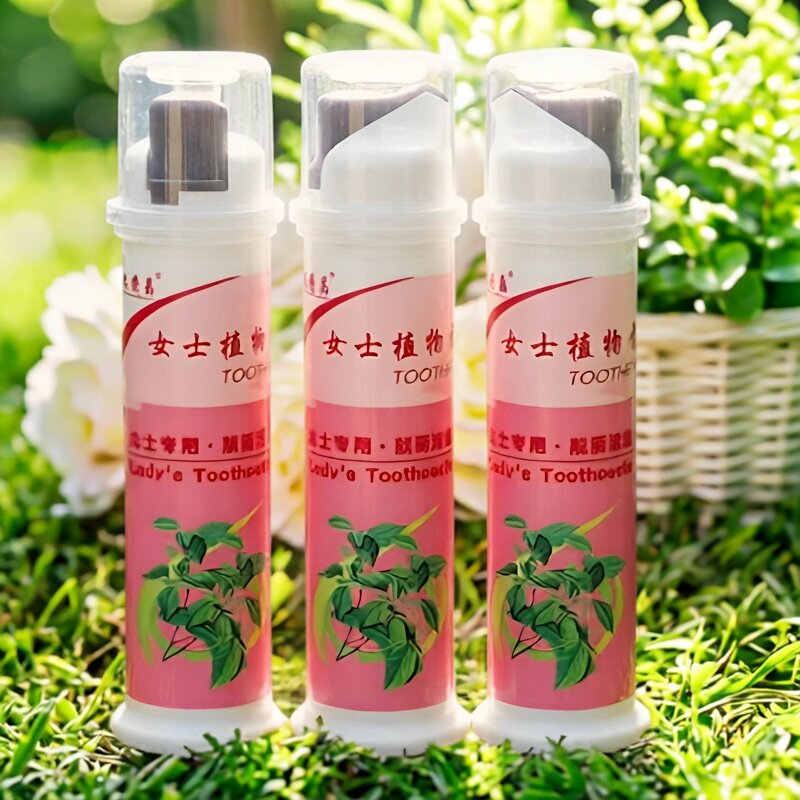 (3支装) 湖南张家界文荣昌女士植物草本牙膏男士杜仲牙膏清新口气