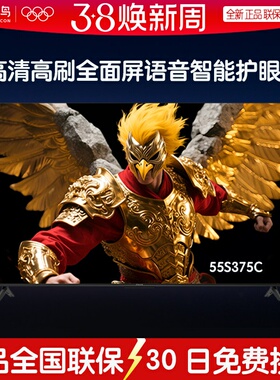 TCL雷鸟鹏6全面屏防抖语音智能4K高清电视FFALCON/雷鸟 55S375C