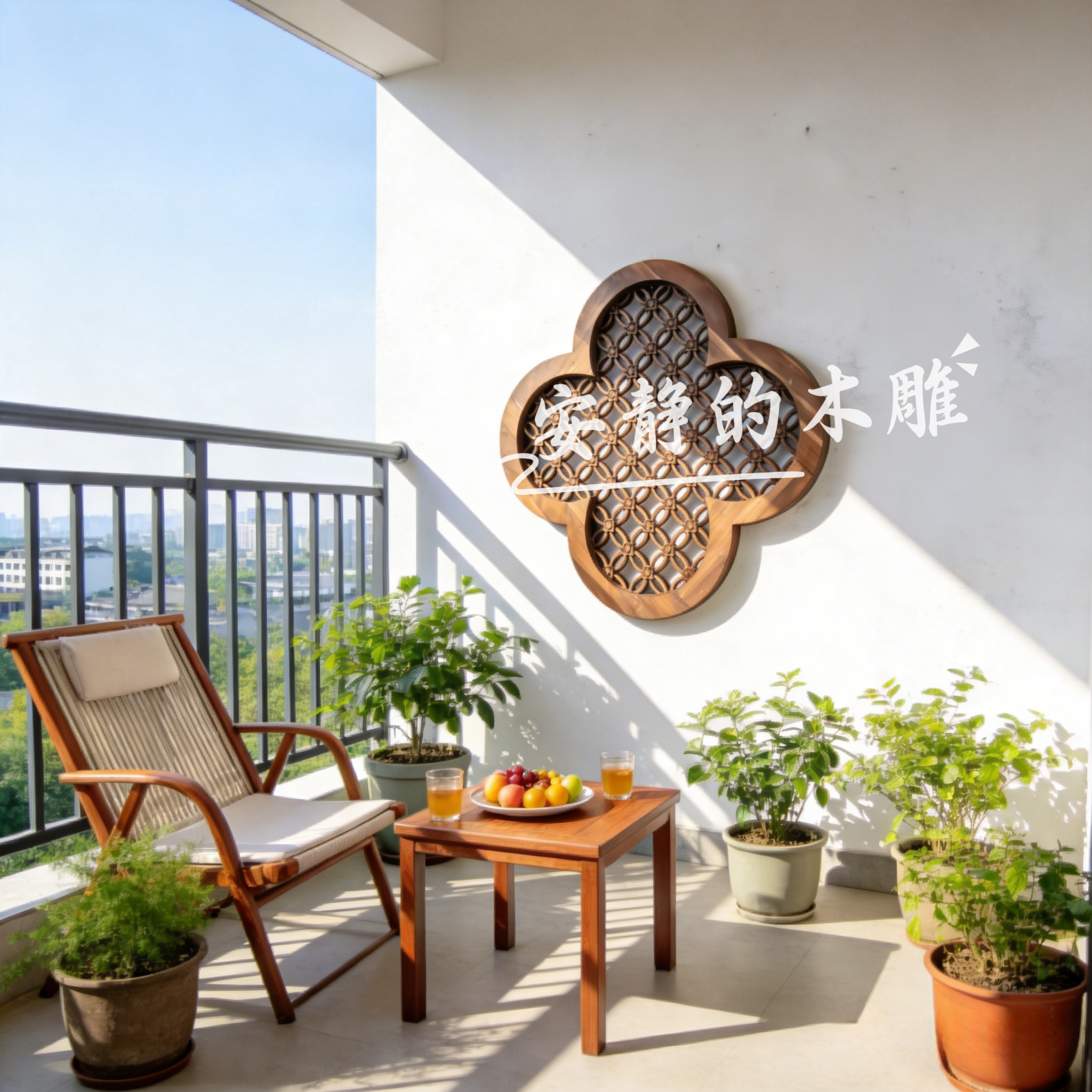 梅花窗轩窗实木挂件宋氏美学复古仿古做旧花窗古风镂空雕花新中式