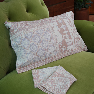 罗曼蒂家居提花枕巾