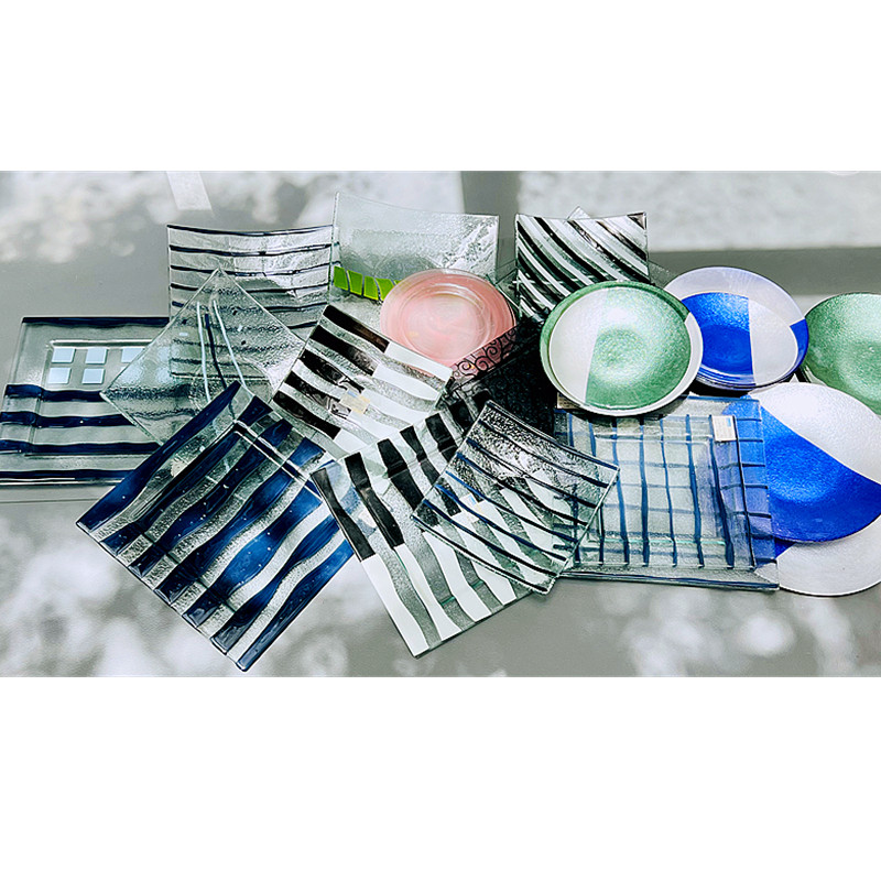 630贴片日式锤纹玻璃外贸出口新款彩色无铅玻璃盘果盘衬盘沙拉碗,餐饮具,果盆/果盘/果篮,淘宝优惠券,粉丝福利购,淘宝优惠卷