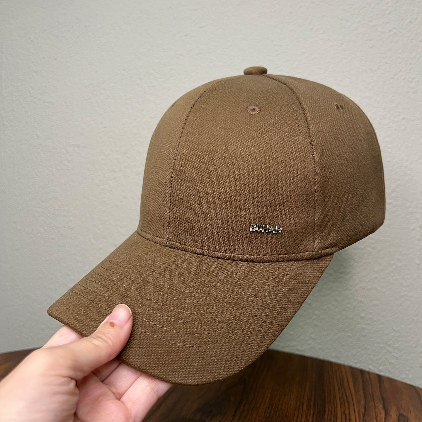 秋冬金属字母时尚保暖棒球帽