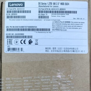 4XB7A14112 ThinkSystem DE Series 1.2TB 10K 2.5“ HDD 2U24