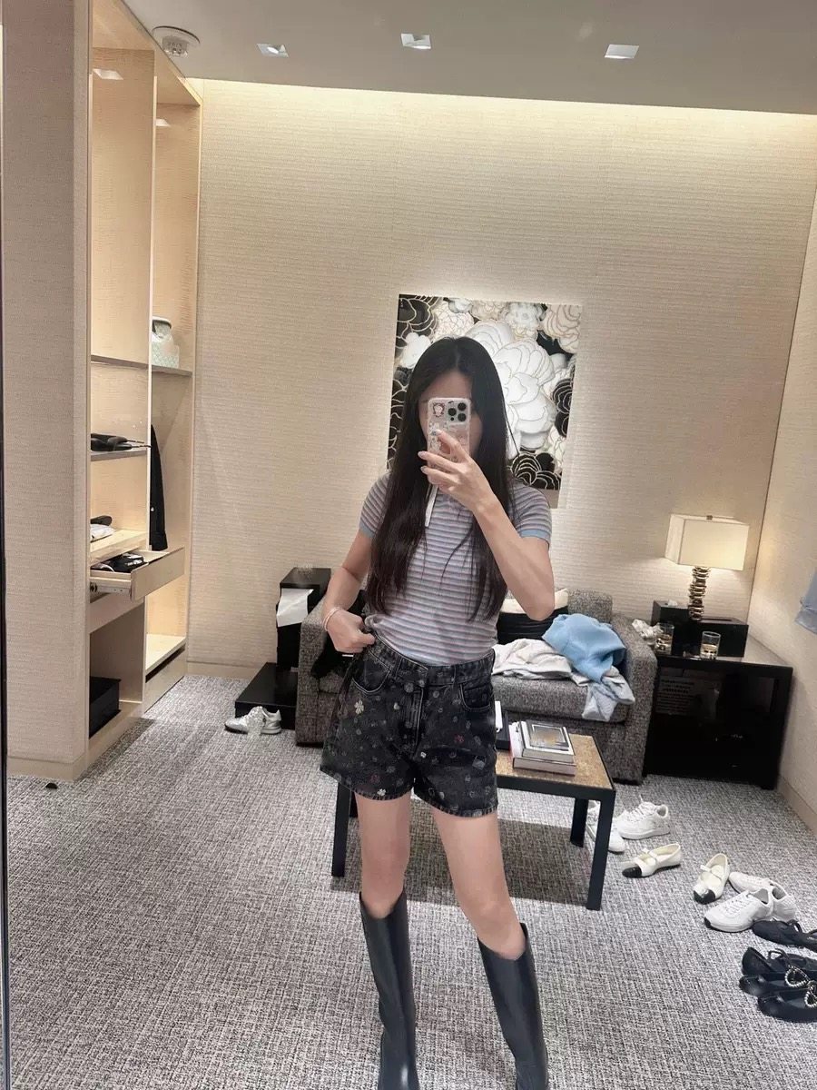 紫衣翩翩 深圳南油高品复古涂鸦百搭时髦牛仔短裤,女装/女士精品,短裤,淘宝优惠券,粉丝福利购,淘宝优惠卷