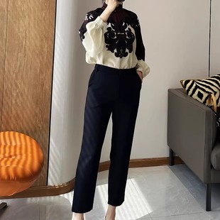 C4094青白锥形裤 25年回馈清仓不退不换 原499元