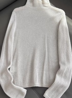 AE019坑条羊绒高领打底衫 原899元 25年回馈清仓不退不换