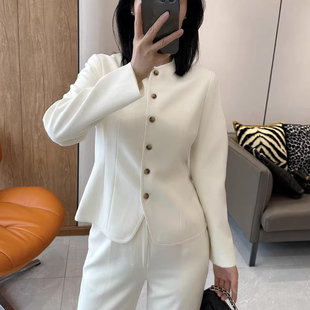 C4023圆领西服套装 25年回馈清仓不退不换 原850元