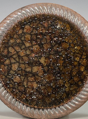 旧货古董古玩瓷器捡漏收藏 哥窑金丝铁线开片杯垫壶承茶托