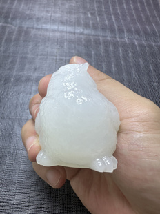 属鸡和田玉十二生肖属相手把件吊坠玉石项链本命年吉祥物大吉大利