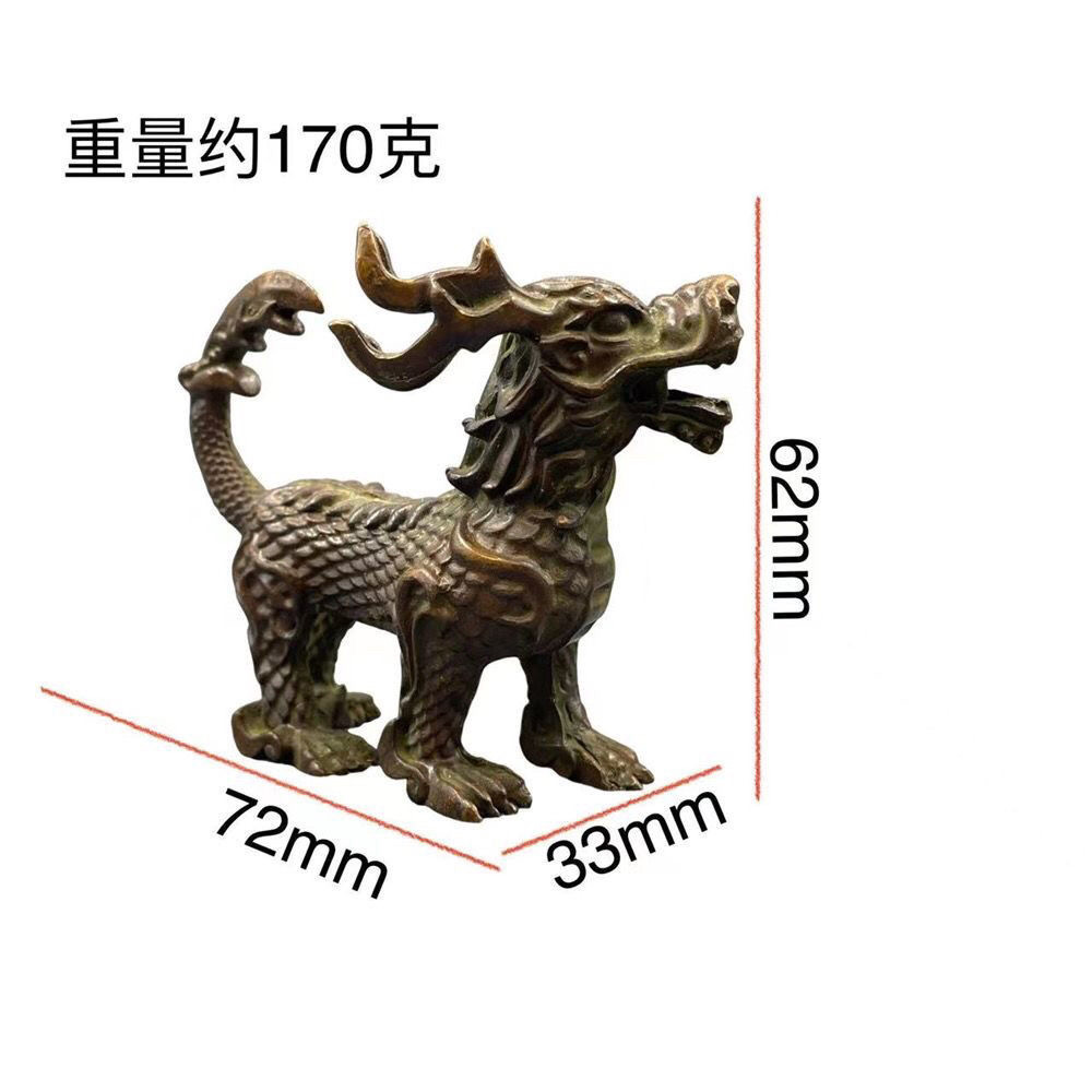 饕餮龙之九子实心蒲牢狴犴摆件睚眦狻猊家居镇宅风水装饰