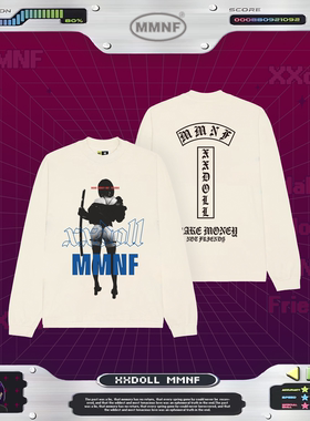 玩偶「月之暗面」长袖T恤 正版联名 xxDoll限量系列