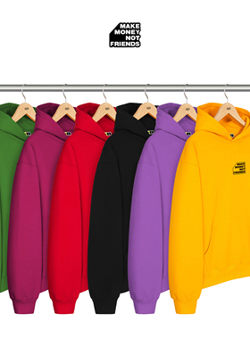 MMNF经典Logo「Polygon」连帽卫衣帽衫 百搭多巴胺 赚钱不叫朋友