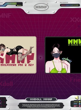 玩偶「电竞鼠标垫」正版限量 xxDoll