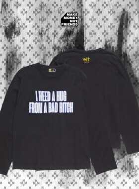 童帝「需要拥抱」长袖T恤 275g重磅纯棉 限量联名