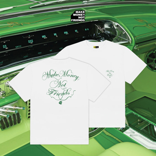 花体T恤 法式 美式 休闲 Cash 赚钱不交朋友MMNF官方正品 Flower