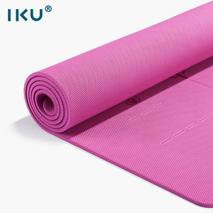 IKU正位瑜伽垫三件套TPE无味防滑初学者加宽加厚加长平板健身垫子