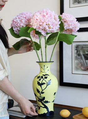 陶瓷花瓶客厅电视柜插花摆件