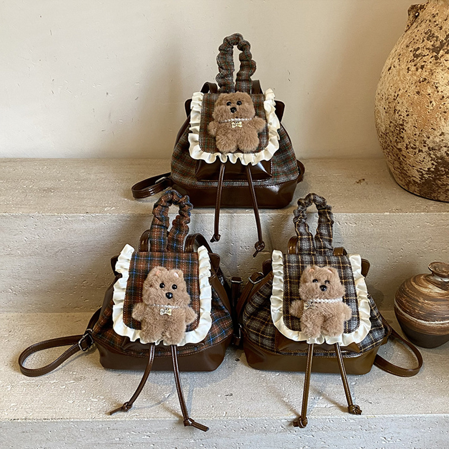 女童双肩包2026新款儿童韩版可爱小背包时尚拼接学生书包出游包潮,童装/婴儿装/亲子装,儿童双肩包,淘宝优惠券,粉丝福利购,淘宝优惠卷