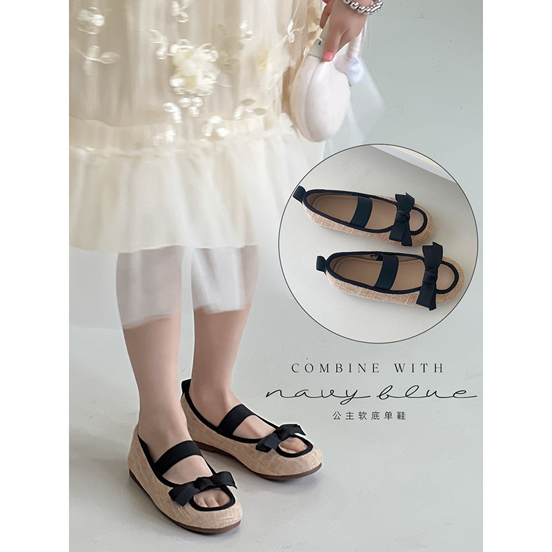 女童皮鞋2025春季新款儿童洋气蝴蝶结单鞋女孩软底豆豆鞋公主鞋子,童鞋/婴儿鞋/亲子鞋,皮鞋,淘宝优惠券,粉丝福利购,淘宝优惠卷