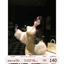 吊带连衣裙女冬季 法式 灰尘邓邓 性感名媛包臀裙生日裙子 现货