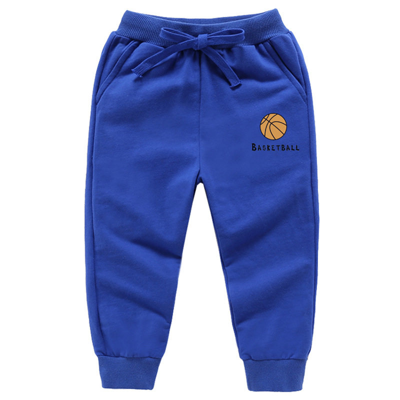 童装男女童春秋新款宝宝长裤儿童纯棉收口卫裤运动篮球basketball