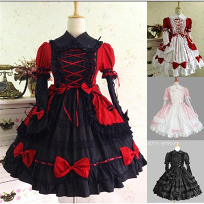 圣诞元旦节lolita洋装复古洛丽塔