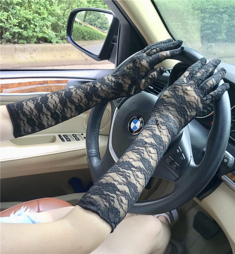 夏季薄款防晒礼仪新娘性感手臂套