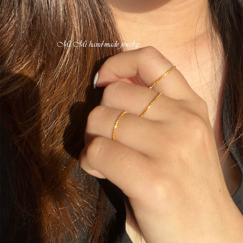 女美国14K注金时尚戒指