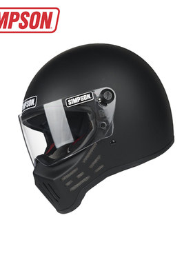 SIMPSON辛普森M30复古摩托车骑行全盔哈雷杜卡迪机车骑士个性头盔