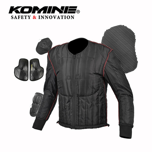 保暖带护具骑行服KOMINE