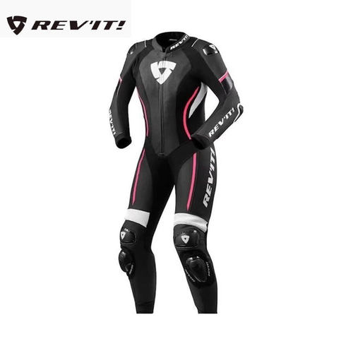 REVIT锐飞特阿尔贡2连体皮衣摩托车骑行服竞技防摔透气赛车服男女