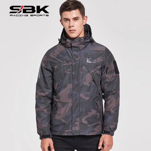 SBK电加热摩托车冬季防水赛车服男机车服骑行服防摔服WT-200/500