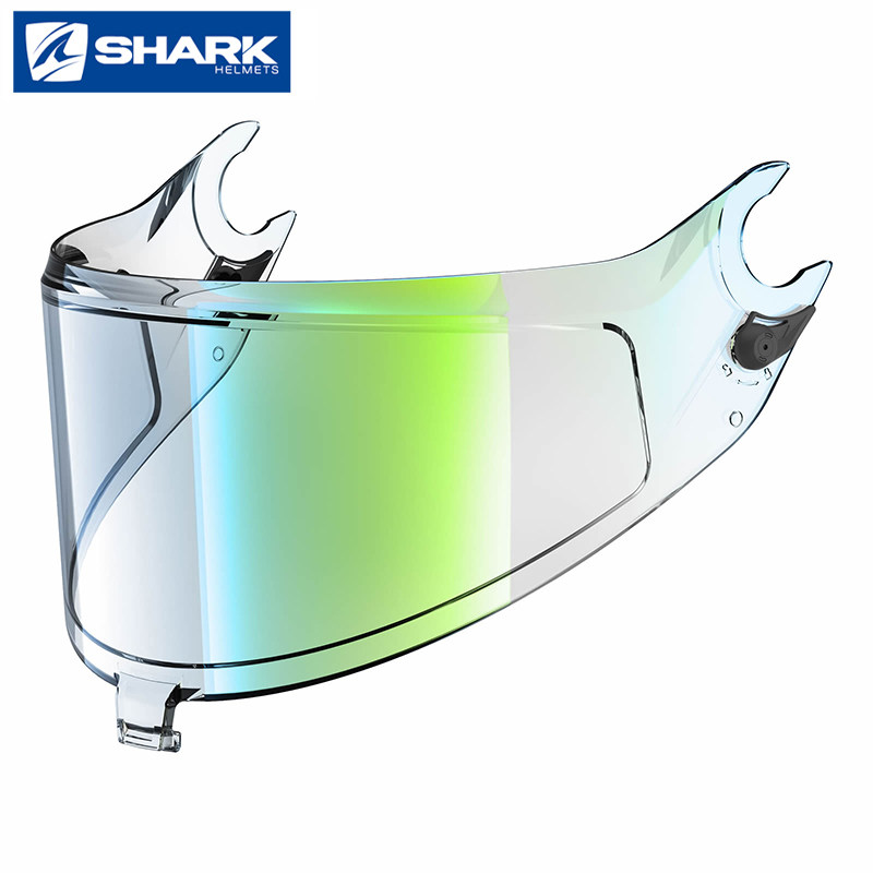 SHARK 鲨鱼头盔原装镜片SPARTAN GT专用摩托车炫彩原厂面罩电镀