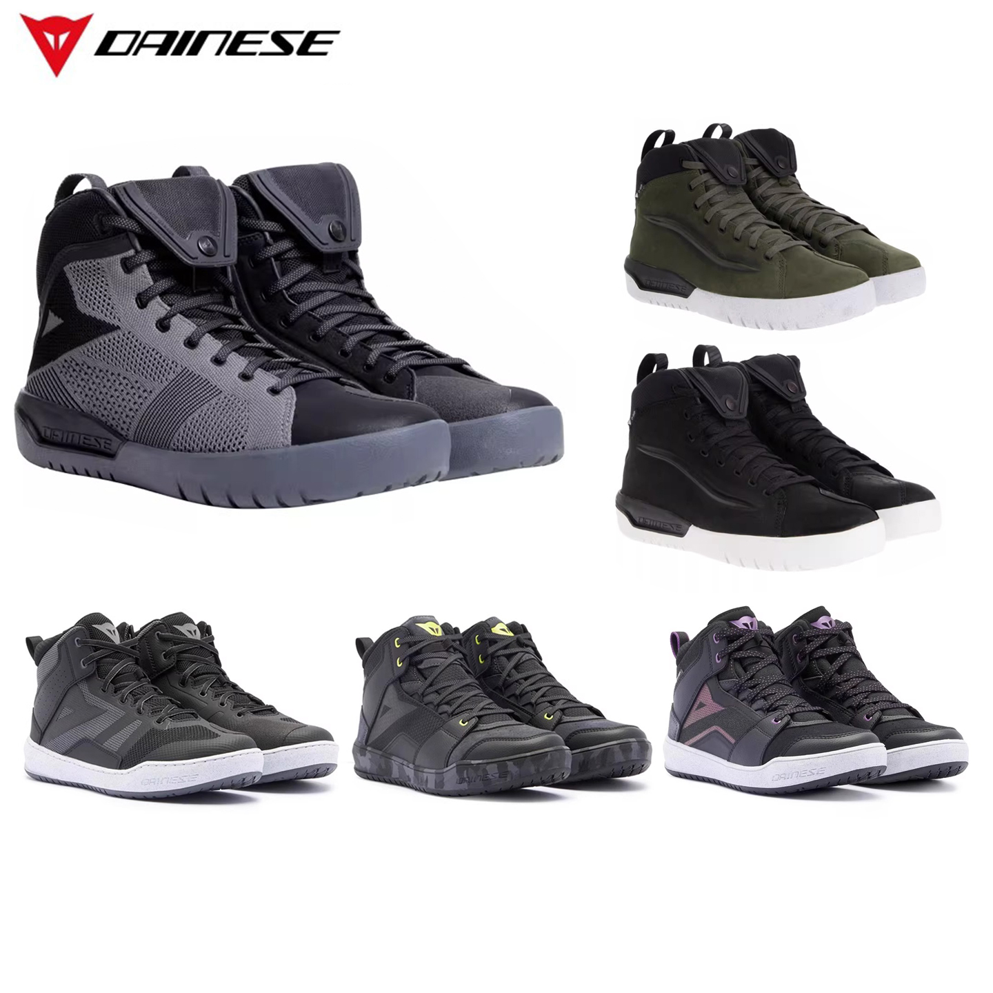 DAINESE 丹尼斯摩托车保暖休闲鞋冬季机车透气防水骑行鞋夏季男女