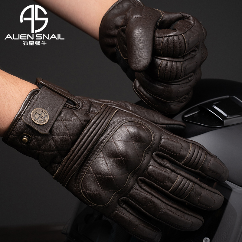 外星蜗牛秋冬款通用摩托车手套