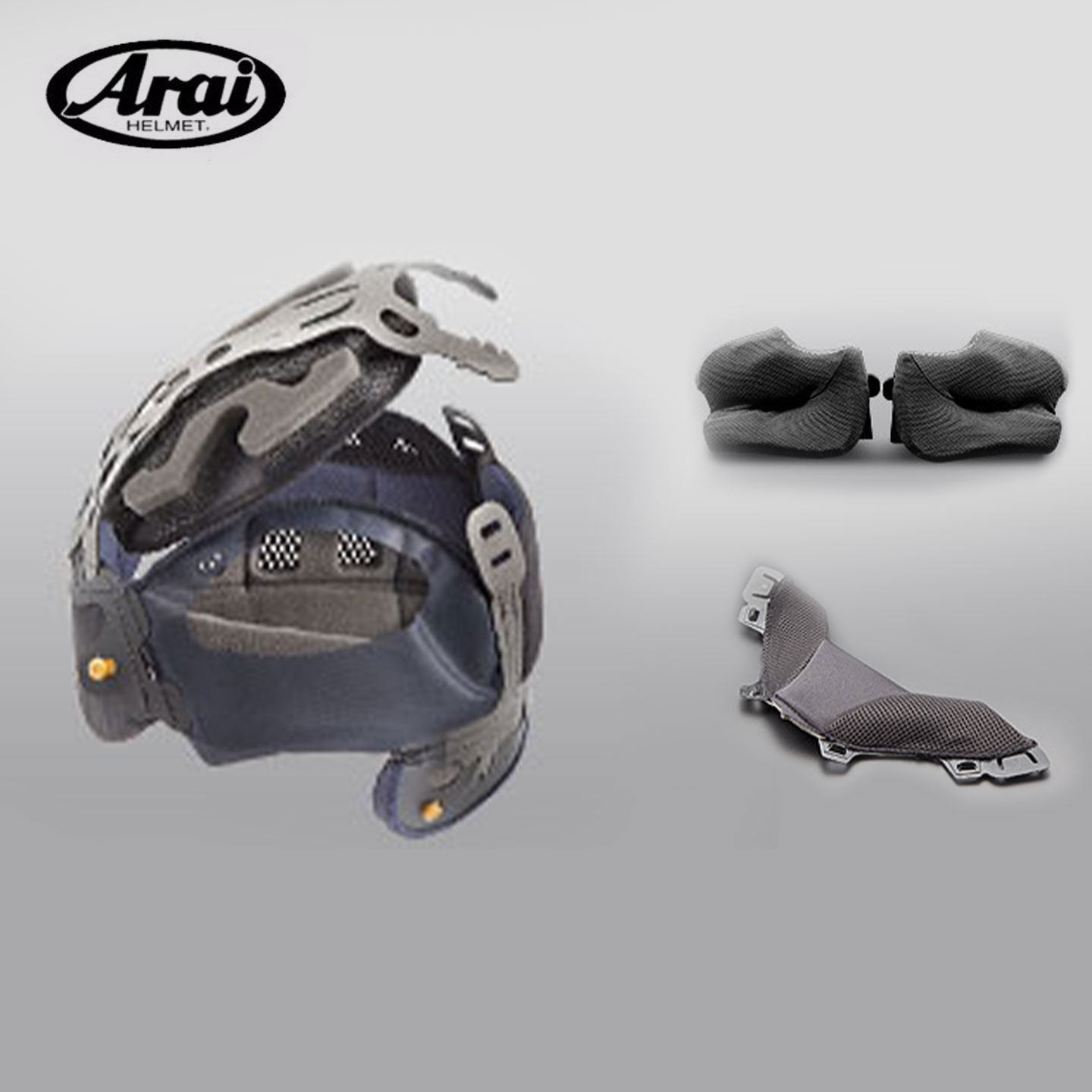 ARAI RX 7X全盔拉力3头盔内胆配件顶棉 面颊 下巴兜 鼻封VZ-RAM图片