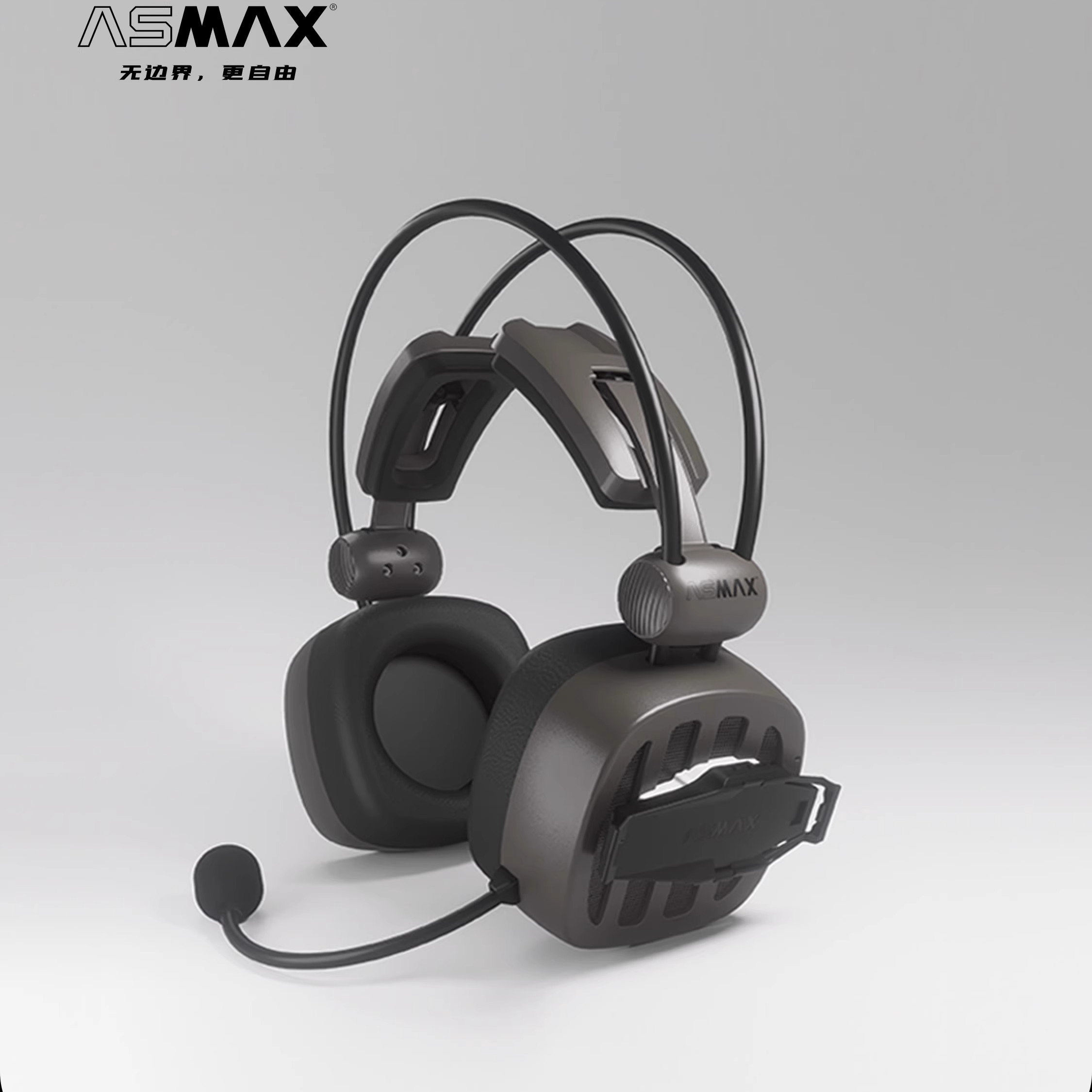 ASMAX头盔蓝牙耳机耳包头戴式耳机降噪耳麦格莱美层级音质F1/Z1