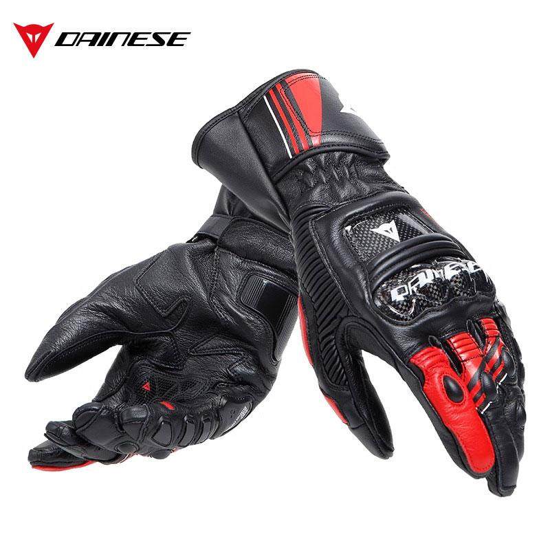 DAINESE 丹尼斯 DRUID 4骑行手套摩托车长款碳纤维手套男赛道四季