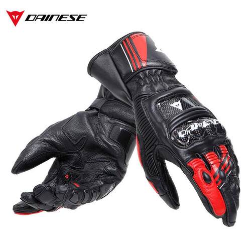 DAINESE 丹尼斯 DRUID 4骑行手套摩托车长款碳纤维手套男赛道四季